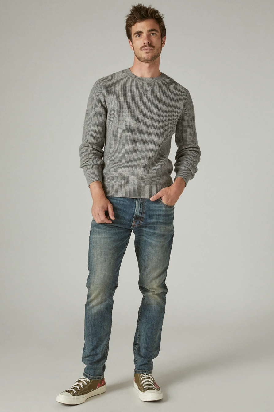 CLOUD WAFFLE SWEATER CREW, image 2