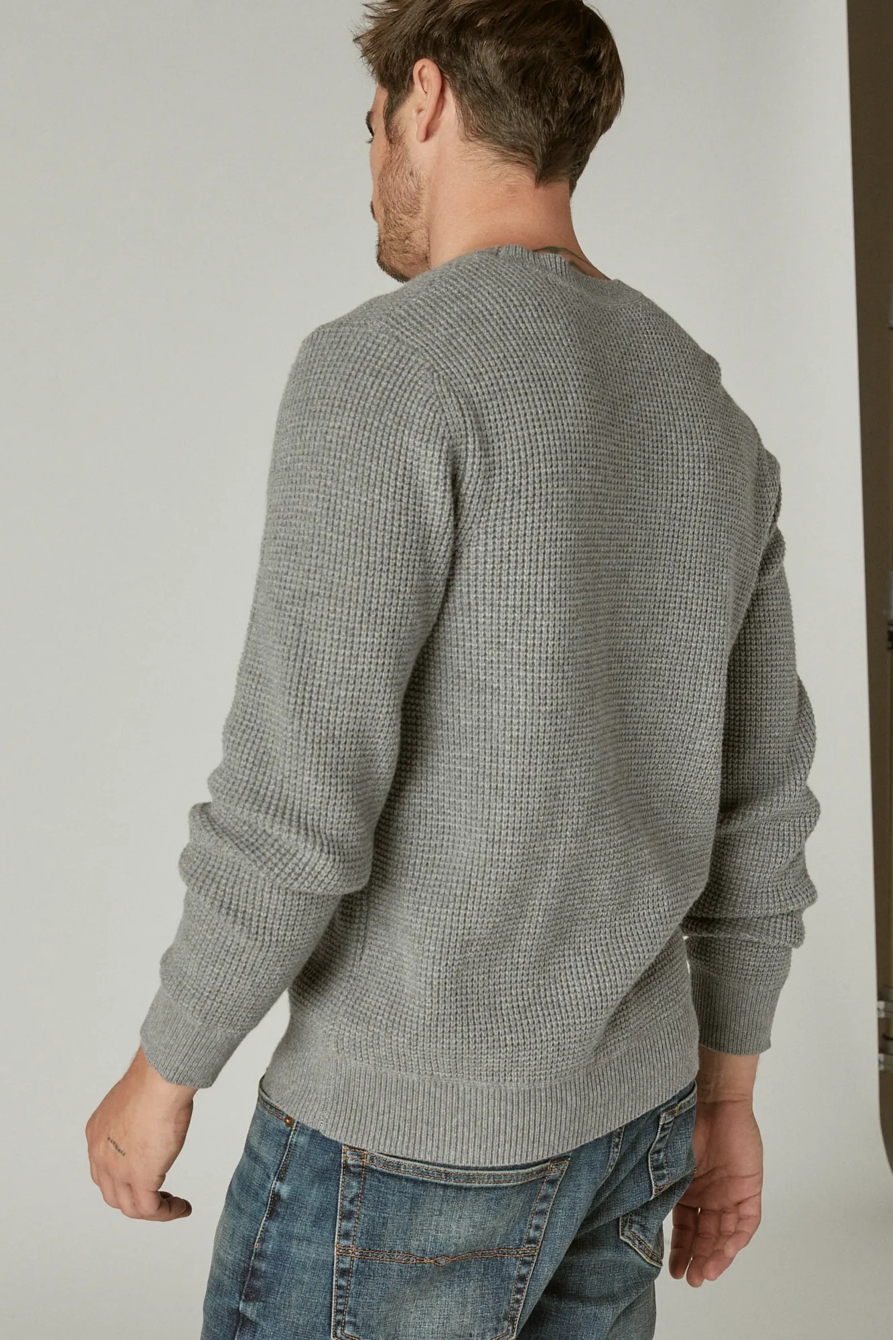 CLOUD WAFFLE SWEATER CREW, image 4