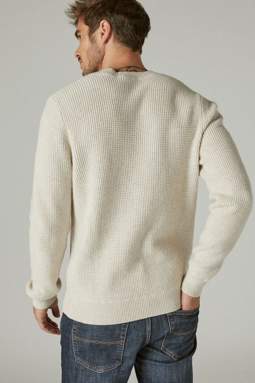 CLOUD WAFFLE SWEATER CREW | Lucky Brand CLOUD WAFFLE SWEATER CREW | Lucky Brand