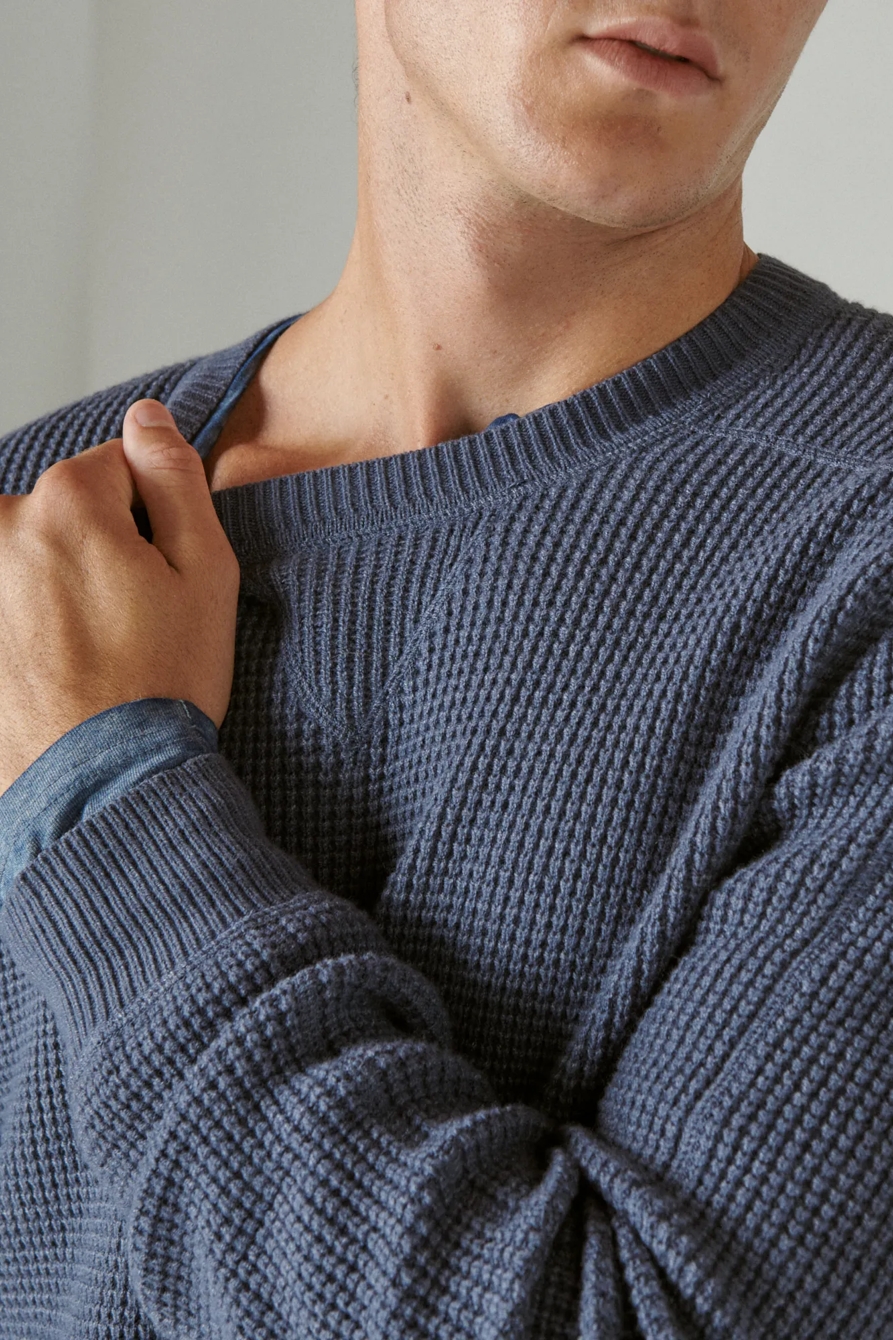 CLOUD WAFFLE SWEATER CREW, image 5