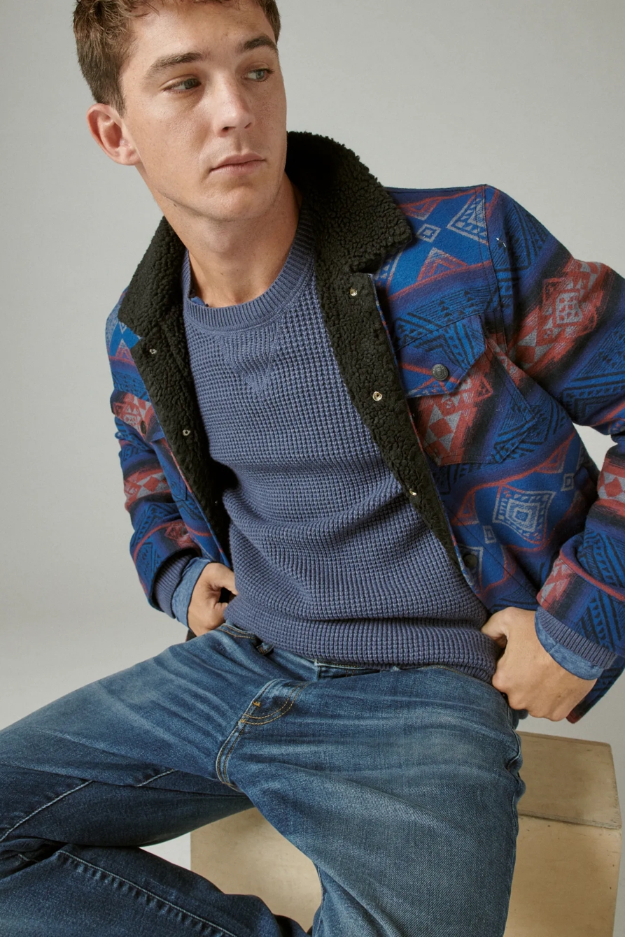 CLOUD WAFFLE SWEATER CREW, image 6