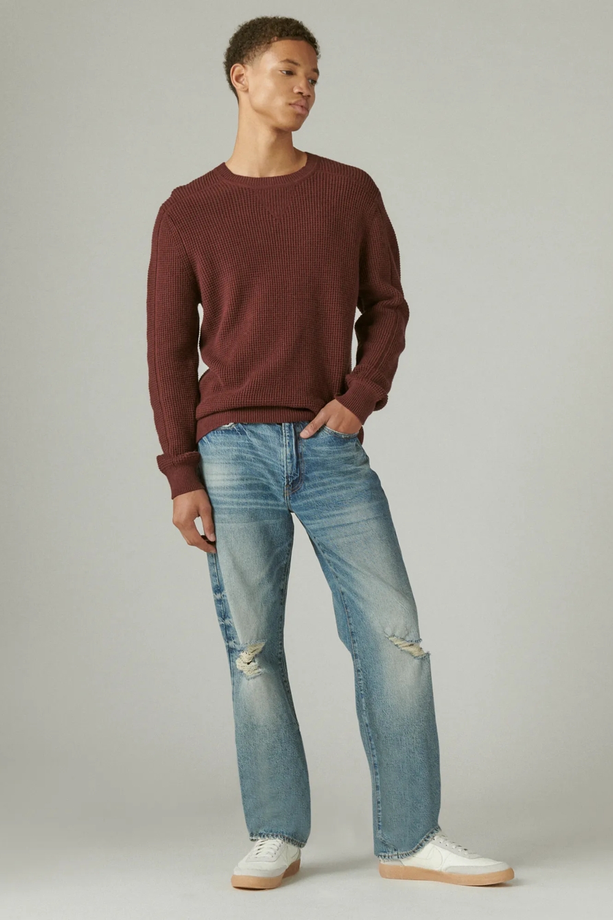 CLOUD WAFFLE SWEATER CREW, image 2