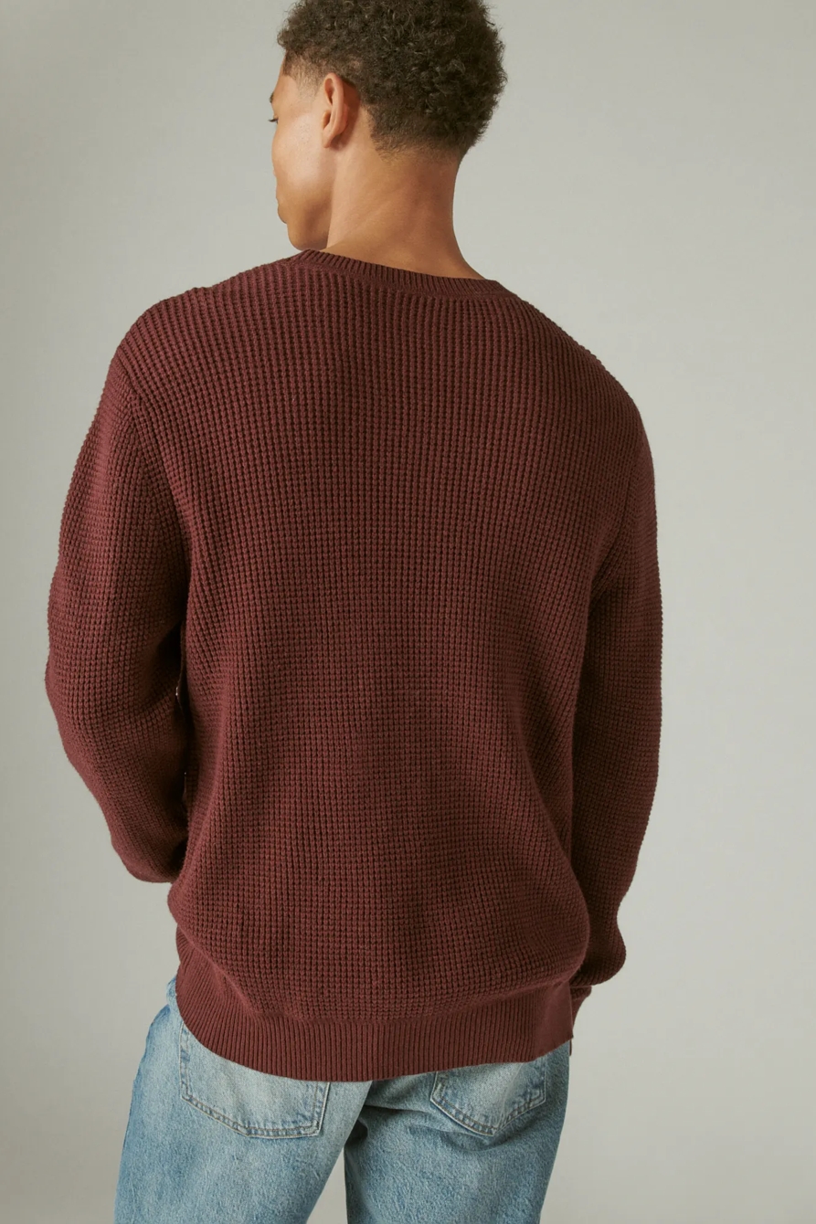 CLOUD WAFFLE SWEATER CREW, image 4