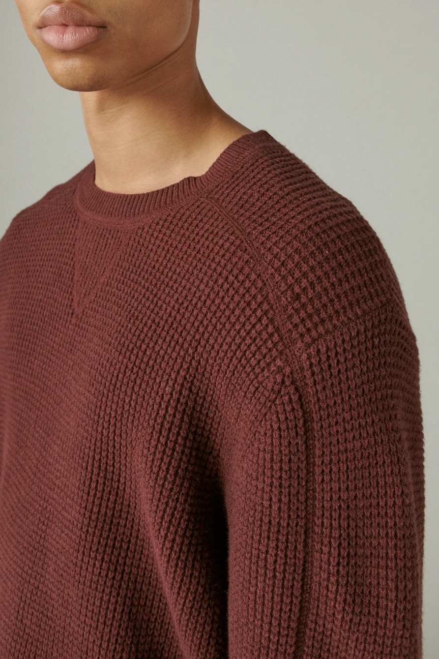 CLOUD WAFFLE SWEATER CREW, image 5