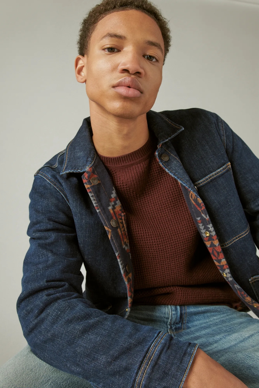 CLOUD WAFFLE SWEATER CREW, image 6