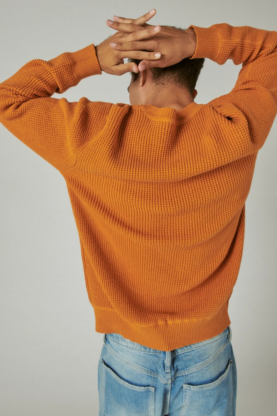CLOUD WAFFLE SWEATER CREW, image 4
