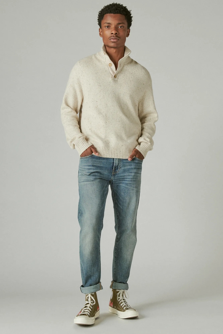TWEED HALF MOCK NECK SWEATER, image 2