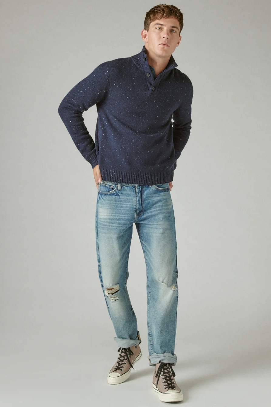 TWEED HALF MOCK NECK SWEATER, image 2