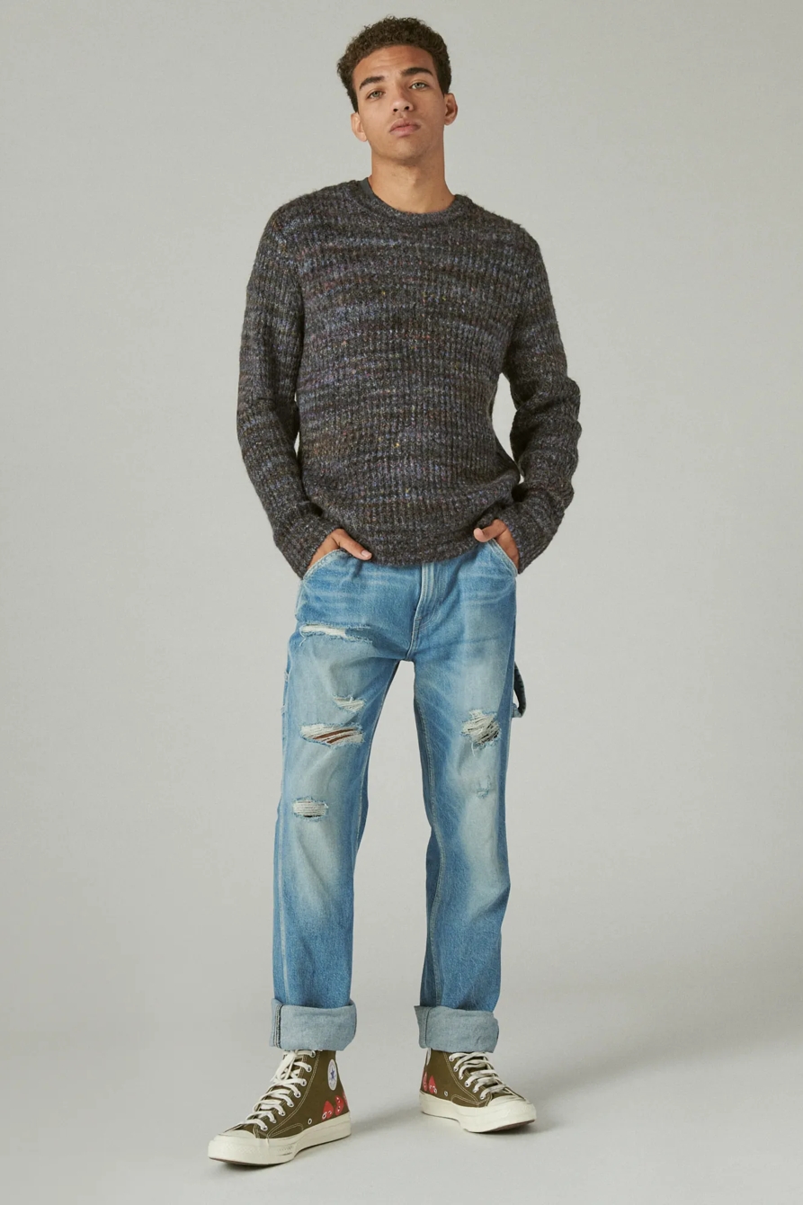SPACEDYE CREW NECK SWEATER, image 2