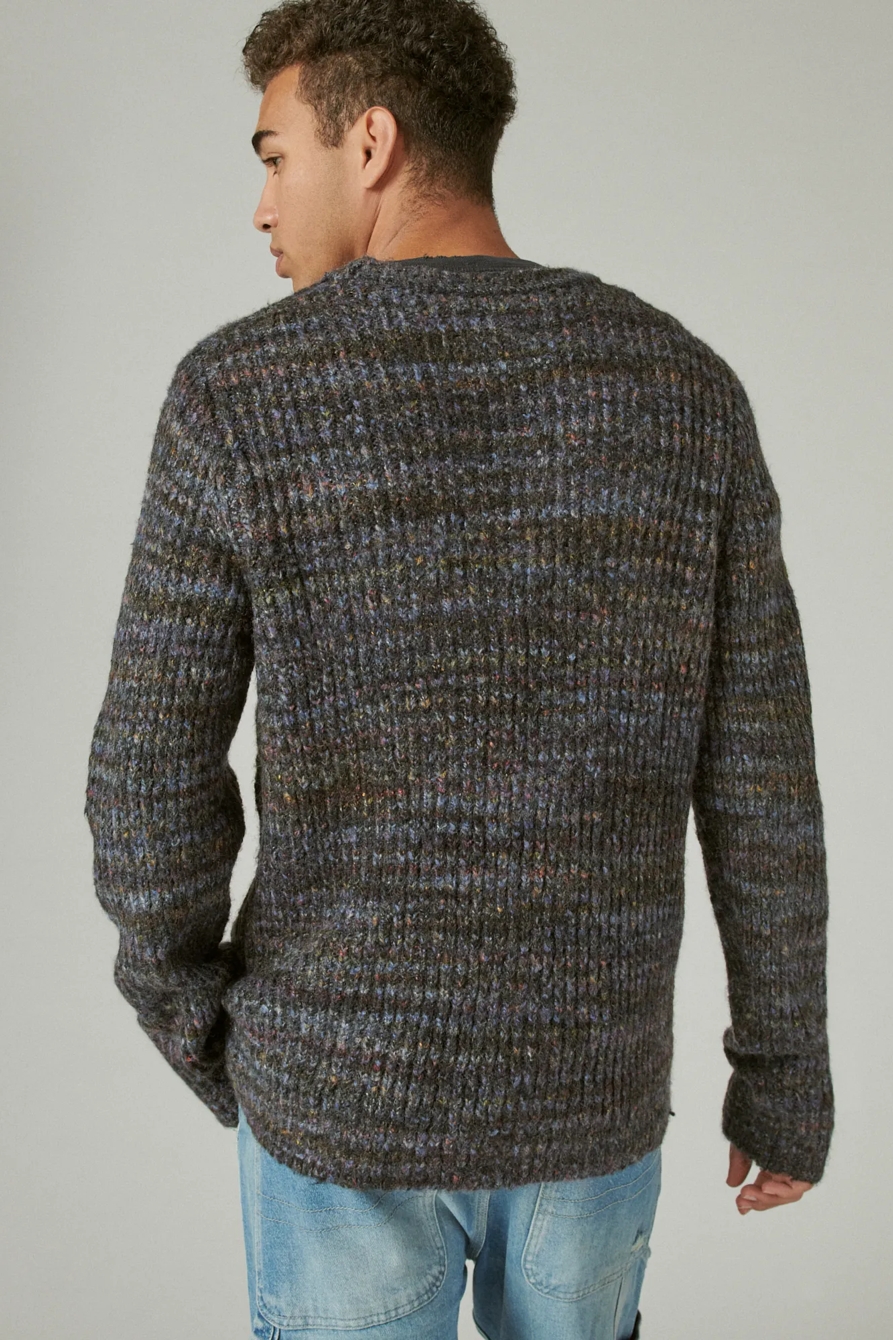 SPACEDYE CREW NECK SWEATER, image 3