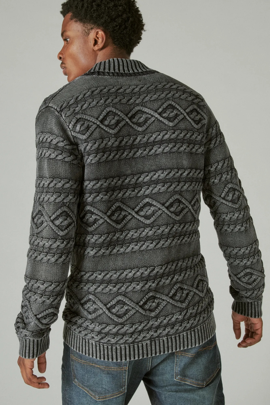 CABLE KNIT CARDIGAN, image 5