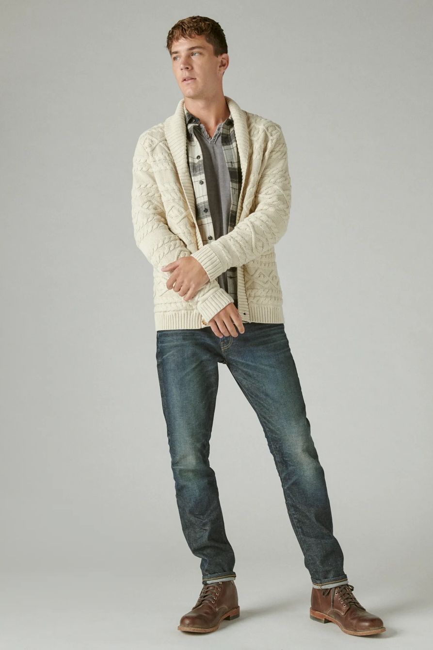 CABLE KNIT CARDIGAN, image 2