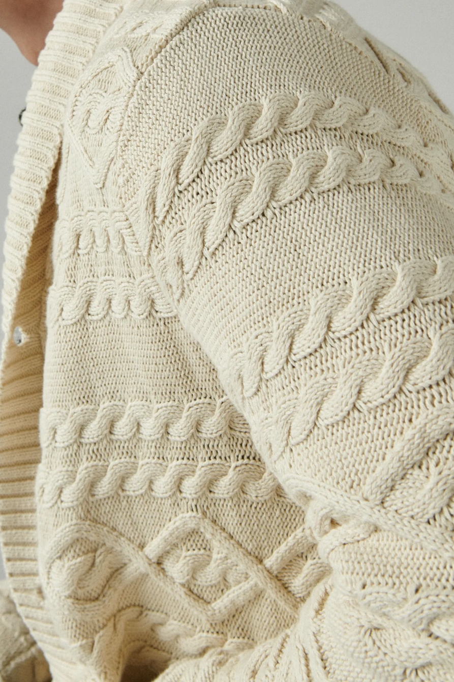CABLE KNIT CARDIGAN, image 5