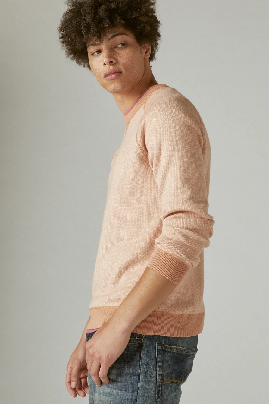 BIRD'S EYE CREW NECK SWEATER, image 3