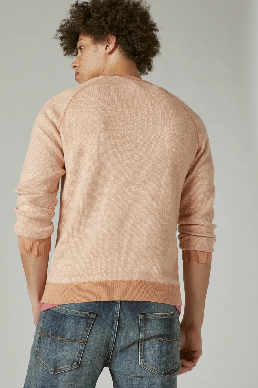 BIRD'S EYE CREW NECK SWEATER, image 4