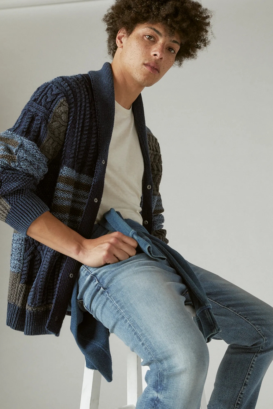 Lucky Legend Patchwork Cardigan | Lucky Brand Lucky Legend Patchwork Cardigan | Lucky Brand