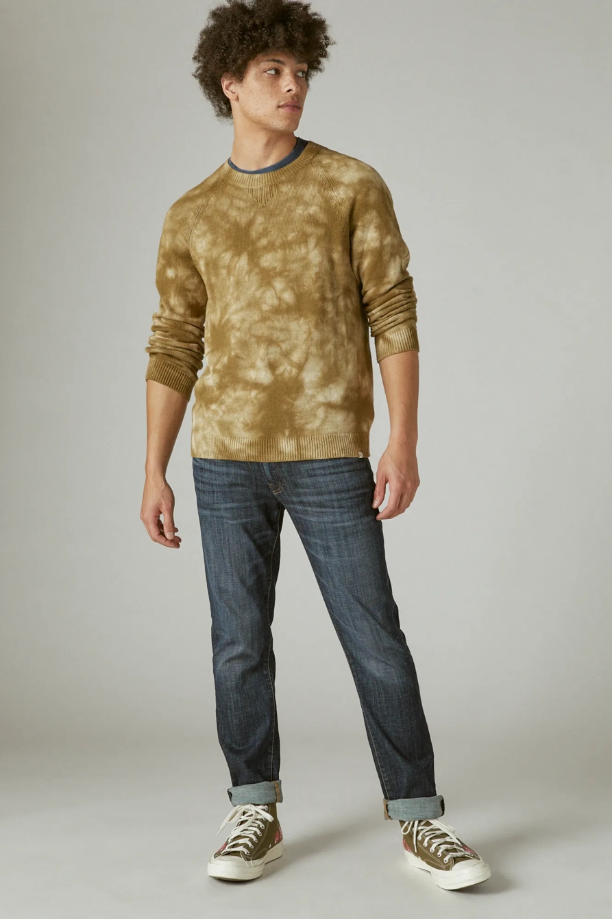 SHIBORI TIE DYE CREW NECK SWEATER, image 2