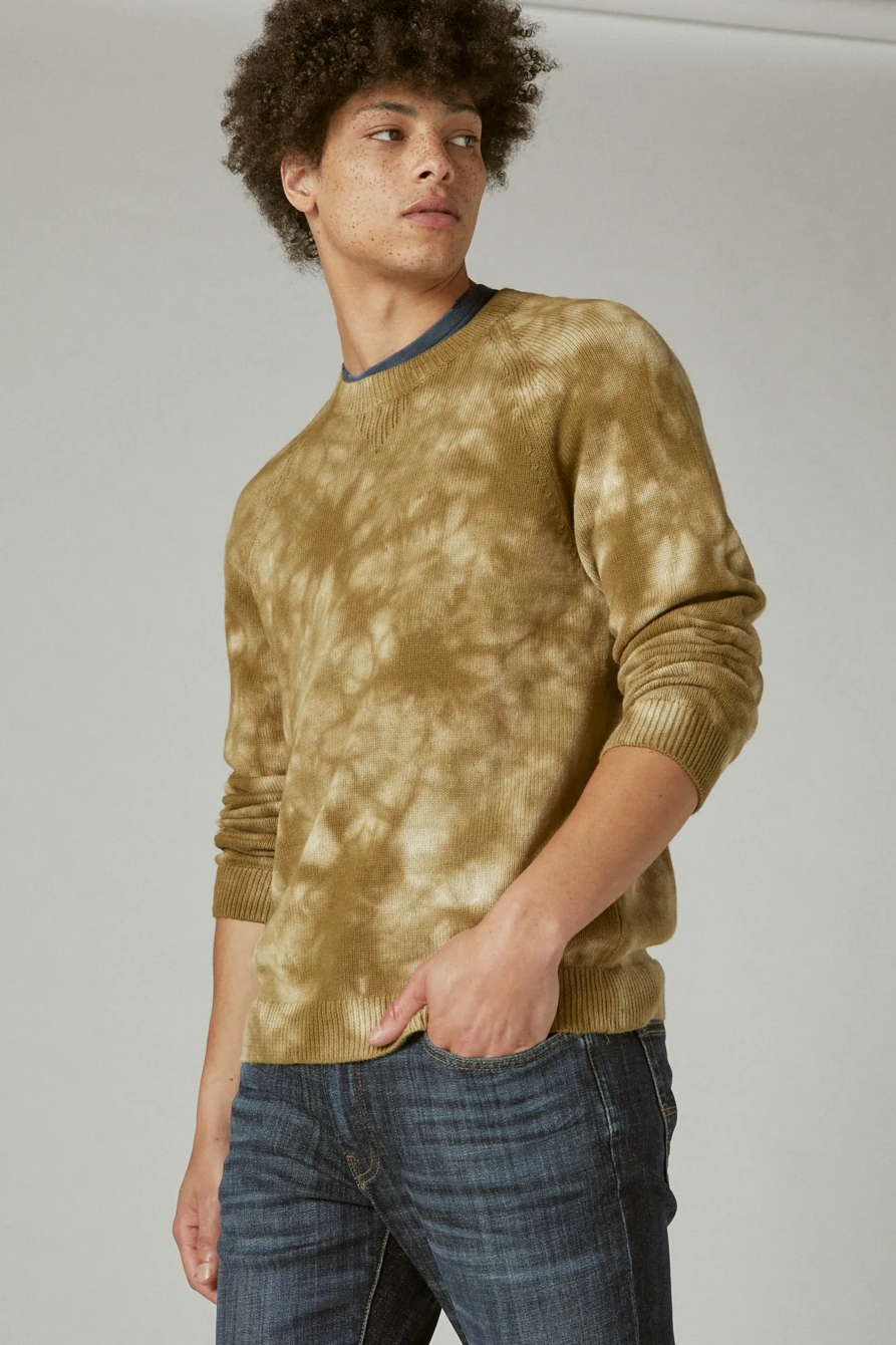 SHIBORI TIE DYE CREW NECK SWEATER, image 3