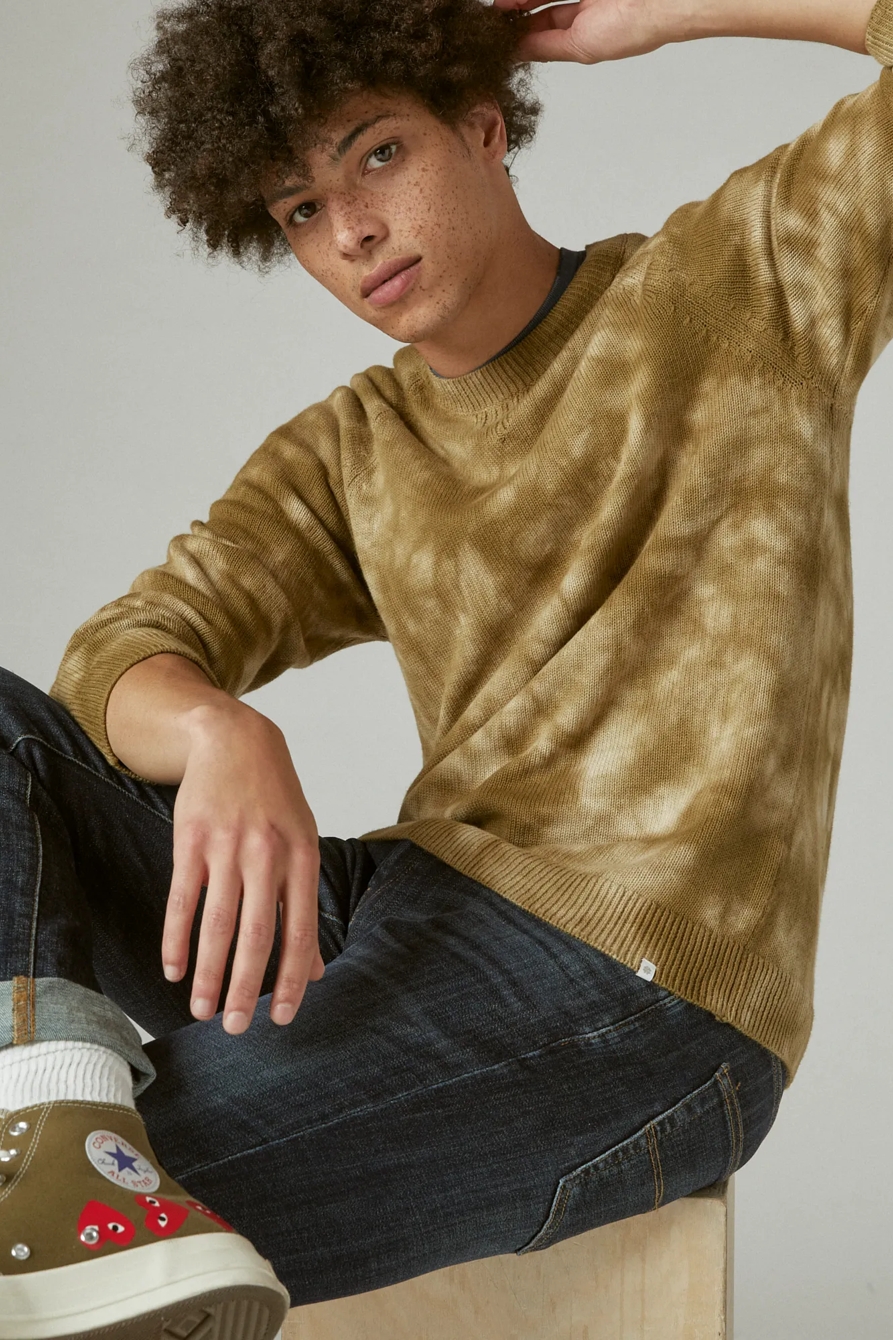 SHIBORI TIE DYE CREW NECK SWEATER, image 6