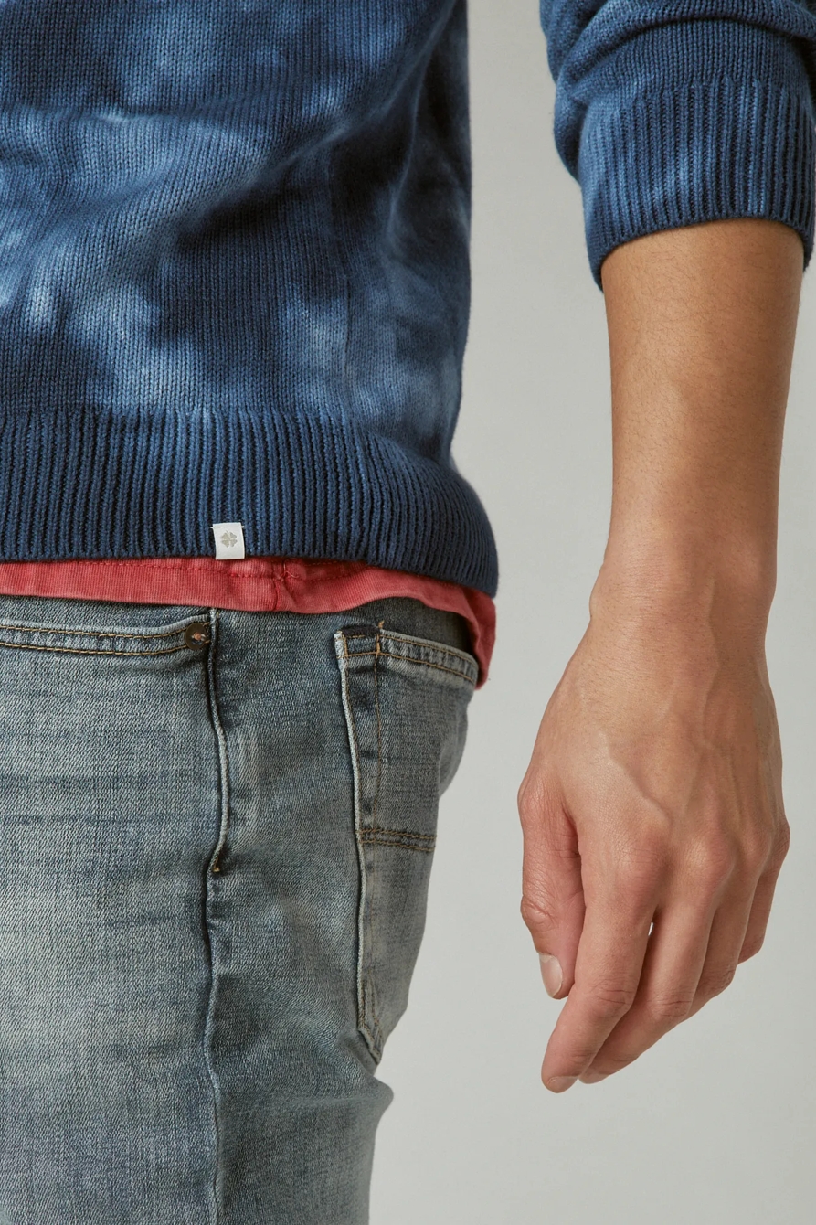SHIBORI TIE DYE CREW NECK SWEATER, image 5