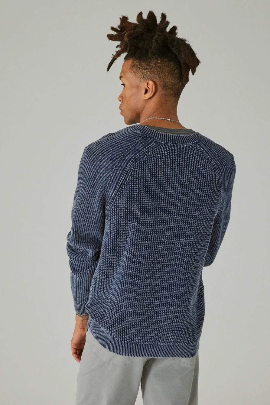 WELTER WEIGHT V-NECK SWEATER, image 2
