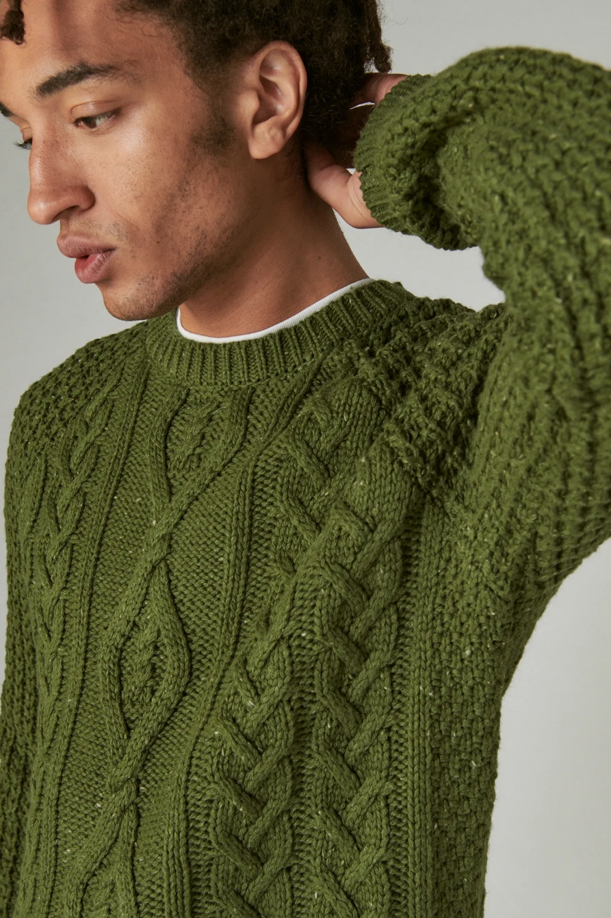 TWEED CREW NECK SWEATER, image 4