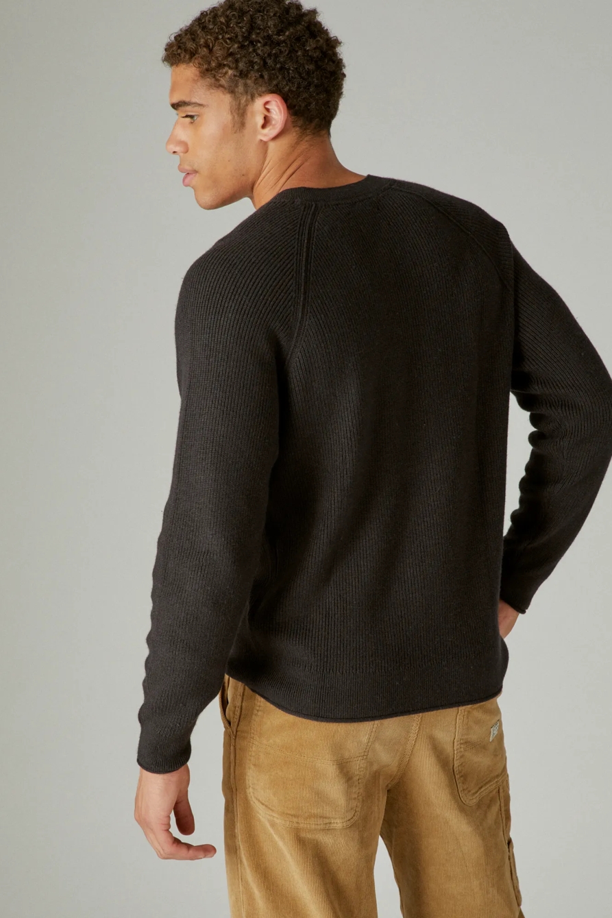 CLOUD SOFT HENLEY SWEATER, image 2