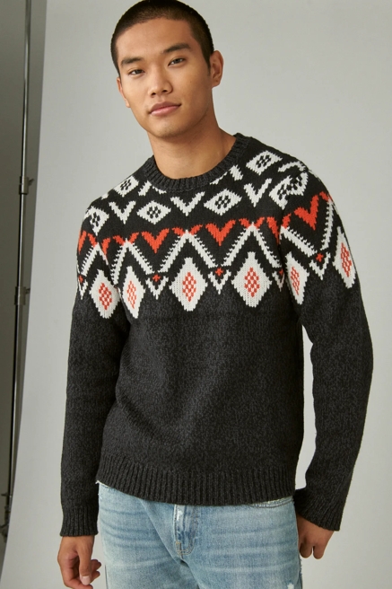 FAIRISLE CREW NECK SWEATER, image 2