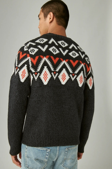 FAIRISLE CREW NECK SWEATER, image 3