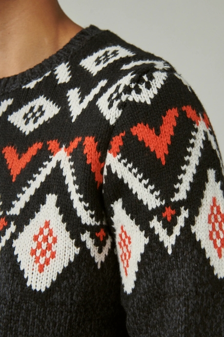 FAIRISLE CREW NECK SWEATER, image 4