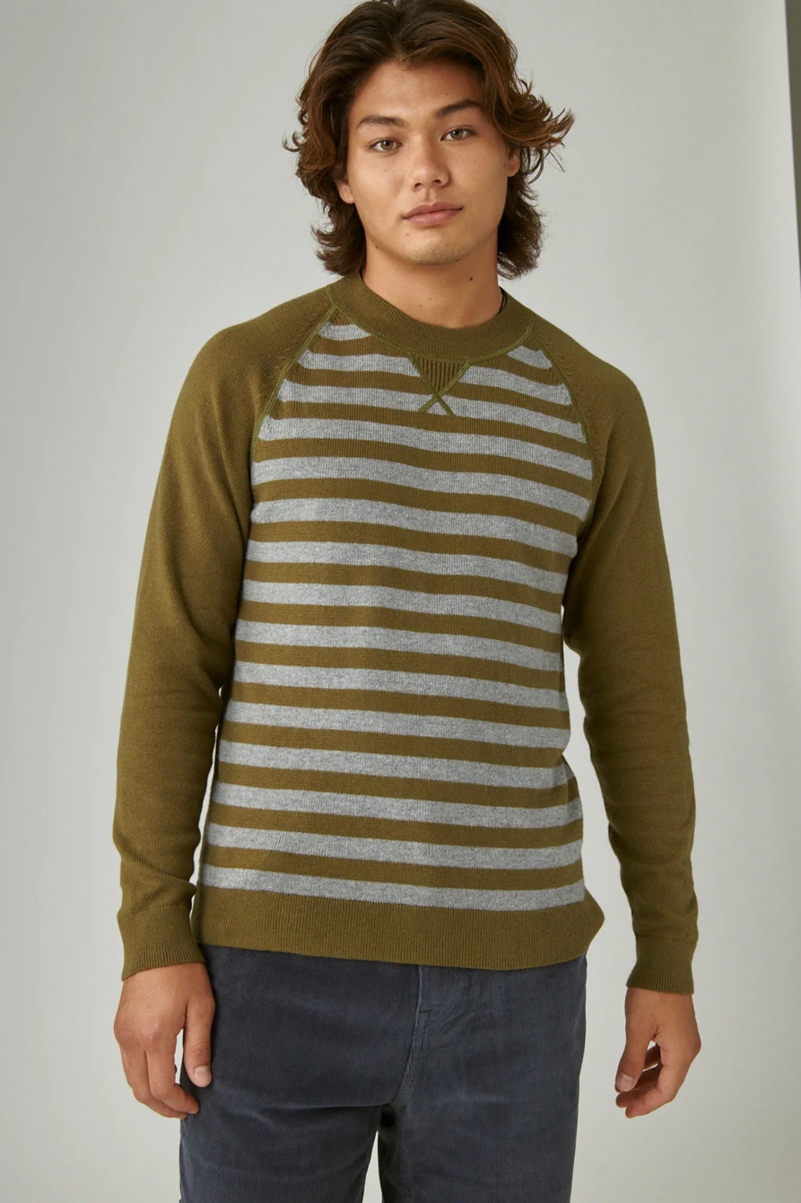 CLOUD SOFT STRIPE RAGLAN SWEATER, image 2