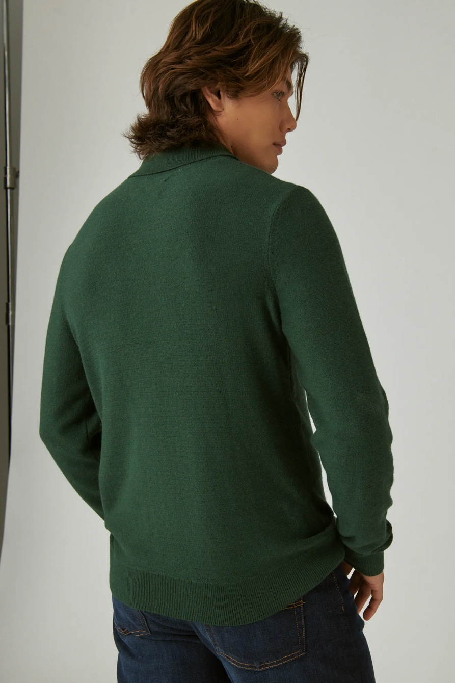 CLOUD SOFT POLO SWEATER, image 3