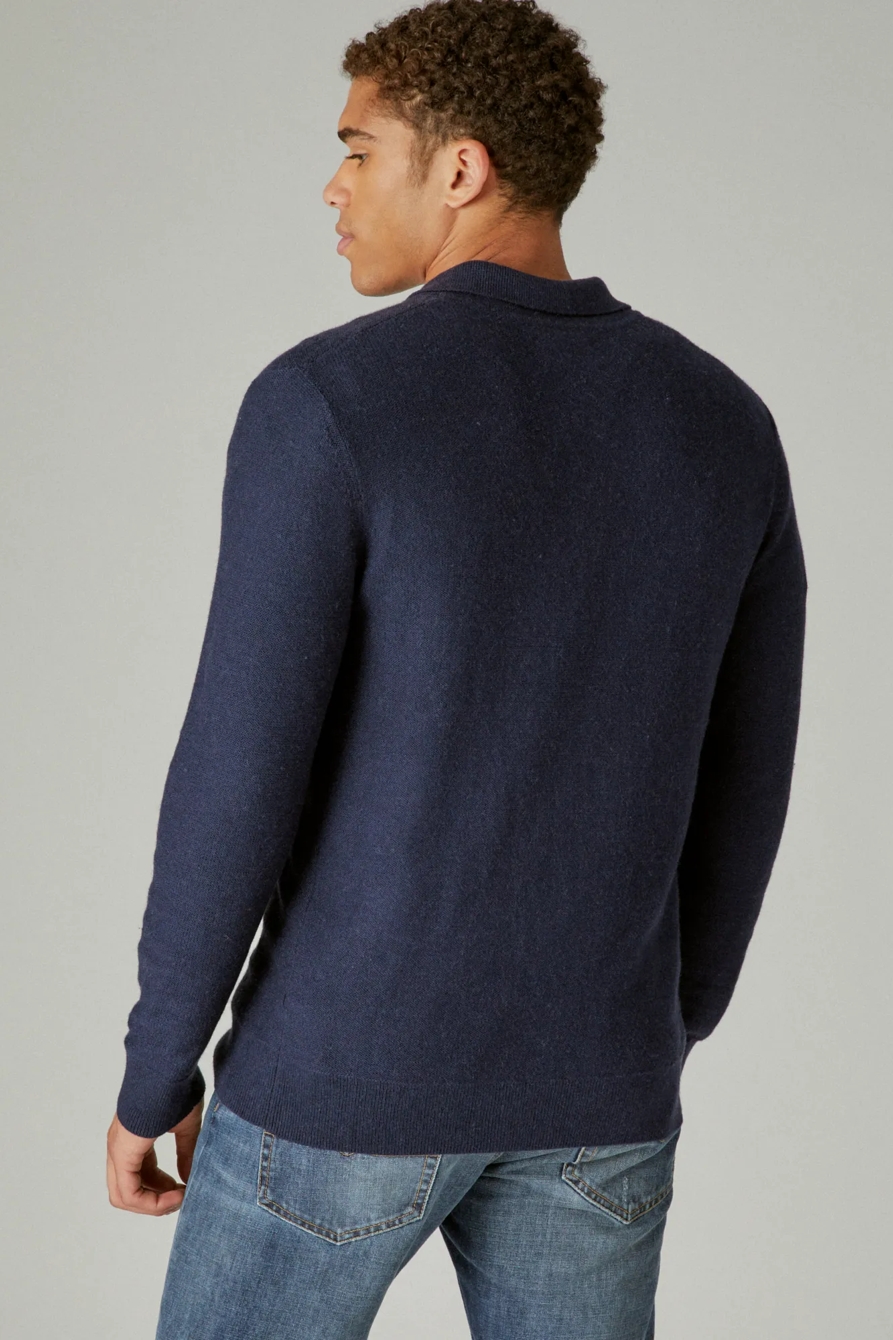 CLOUD SOFT POLO SWEATER, image 3