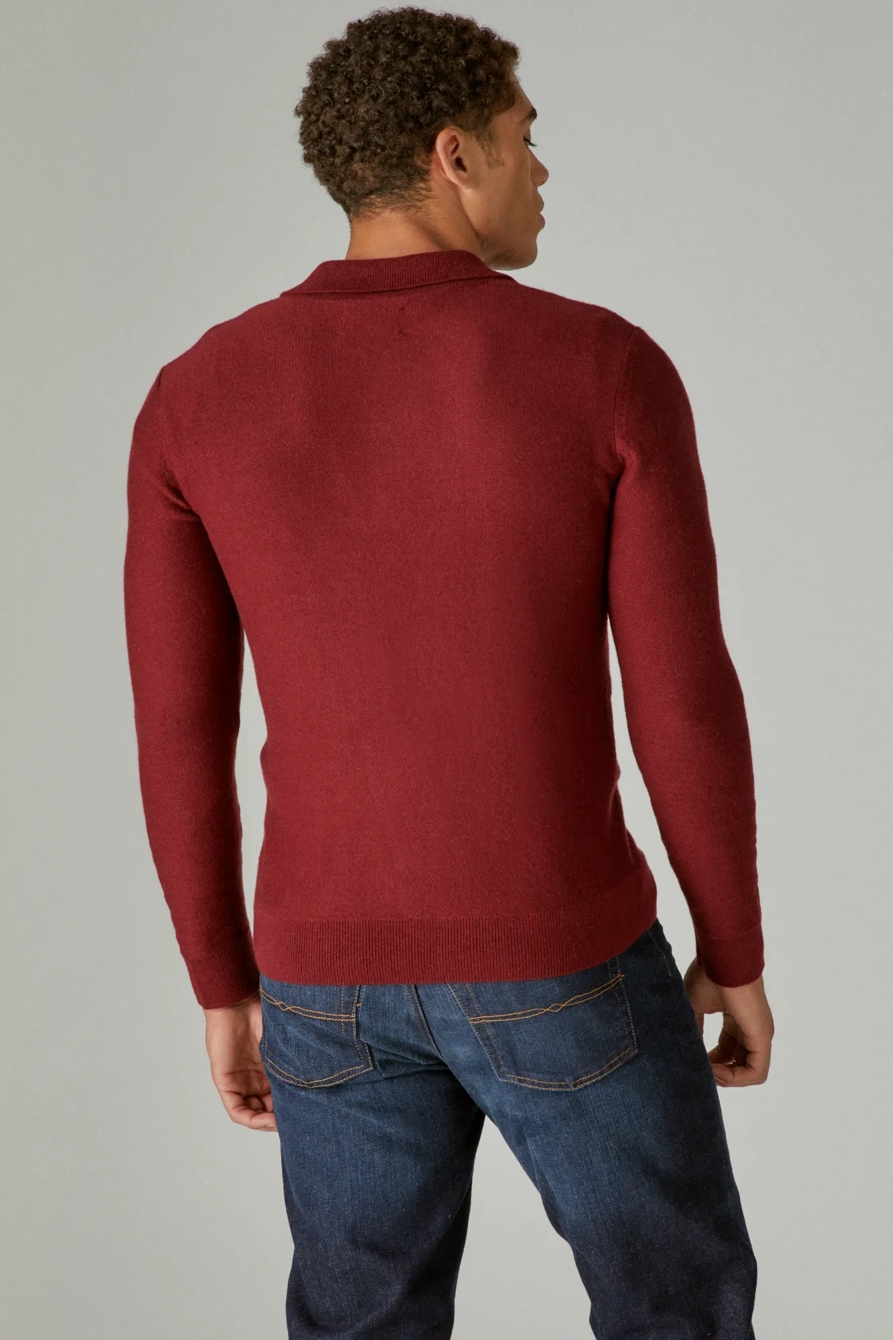 CLOUD SOFT POLO SWEATER, image 3