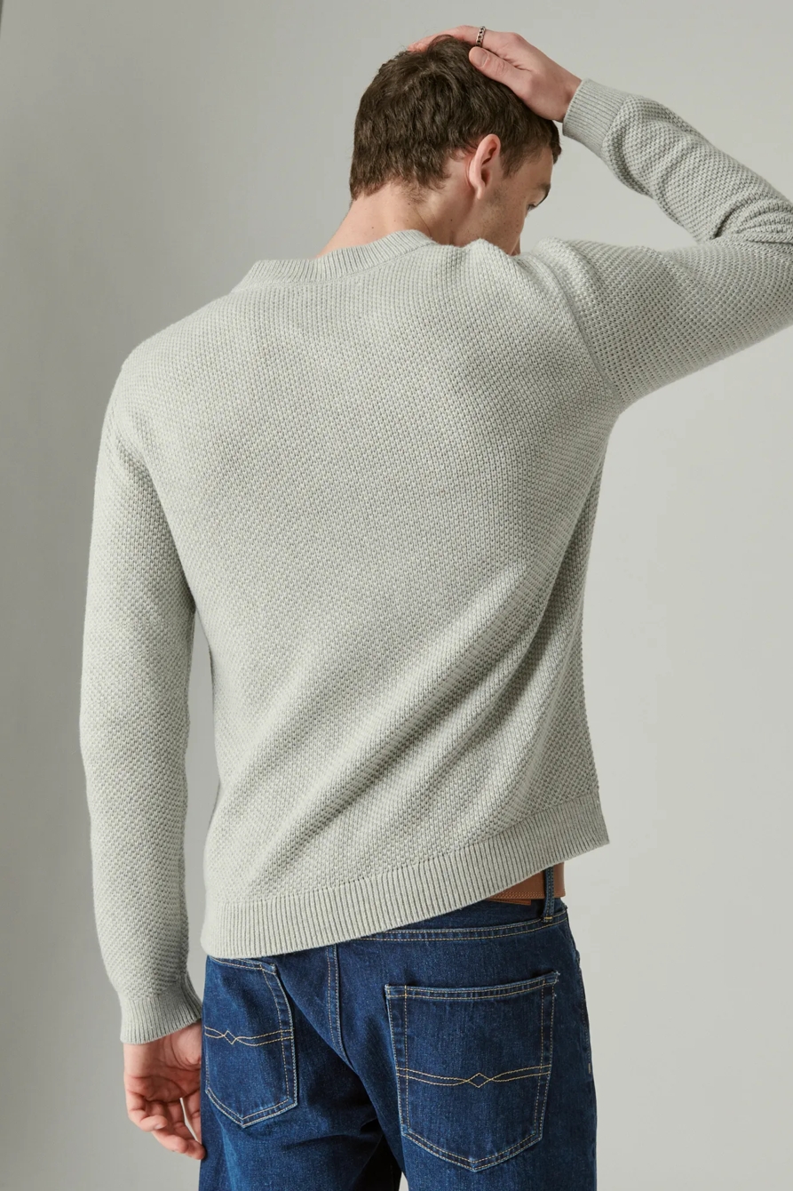 CLOUD SOFT HENLEY SWEATER, image 3