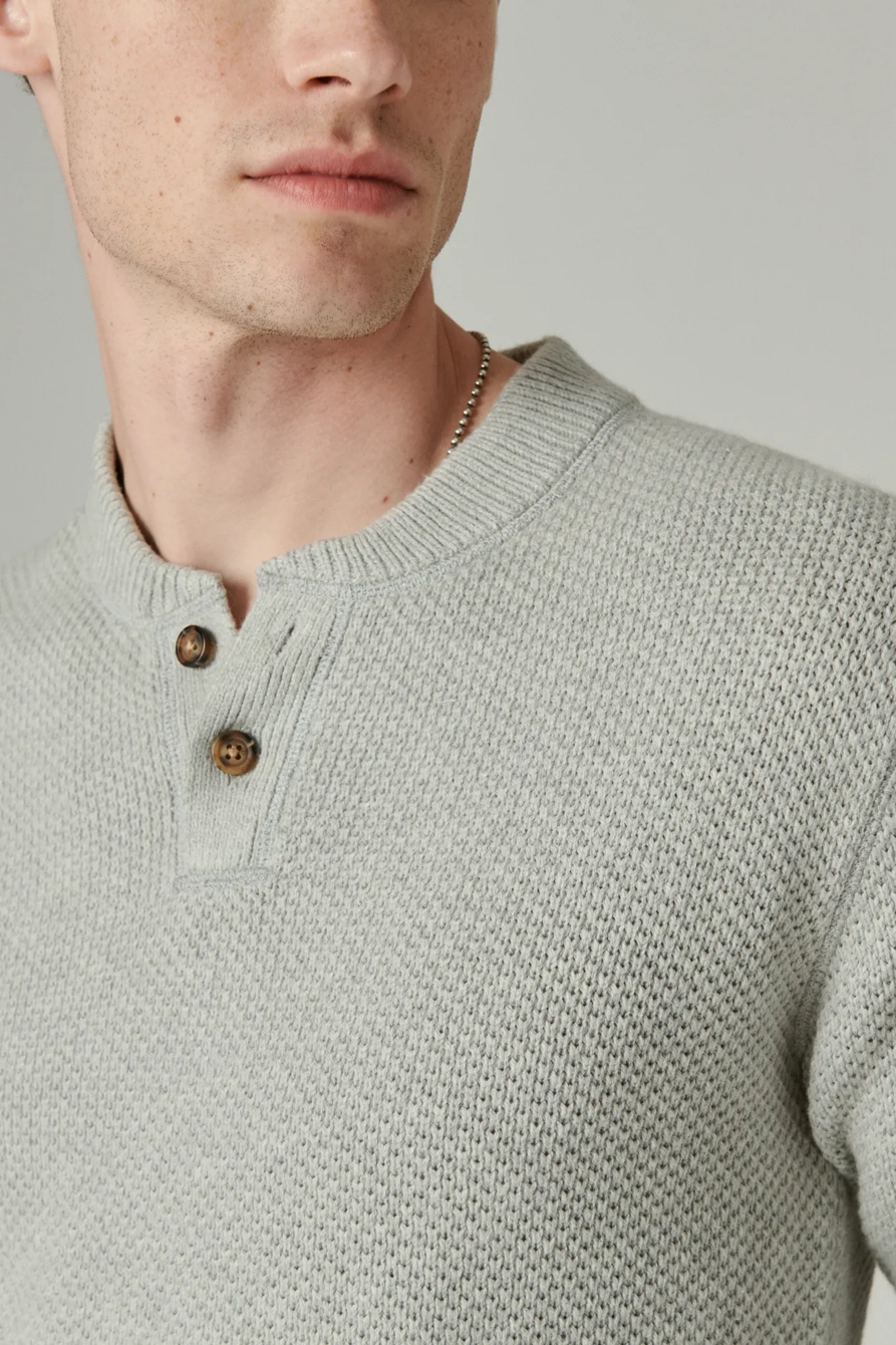 CLOUD SOFT HENLEY SWEATER, image 4