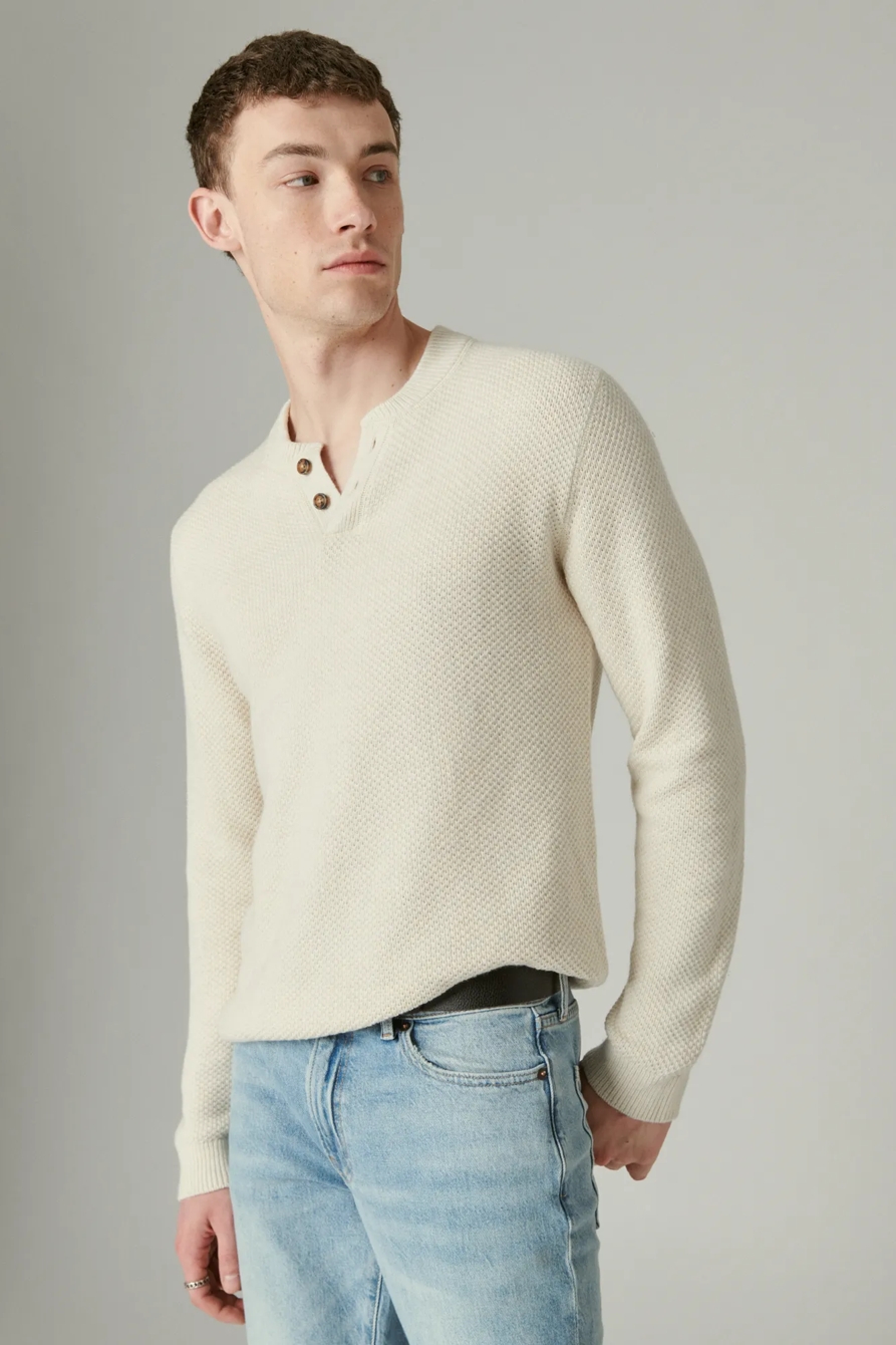 CLOUD SOFT HENLEY SWEATER, image 4