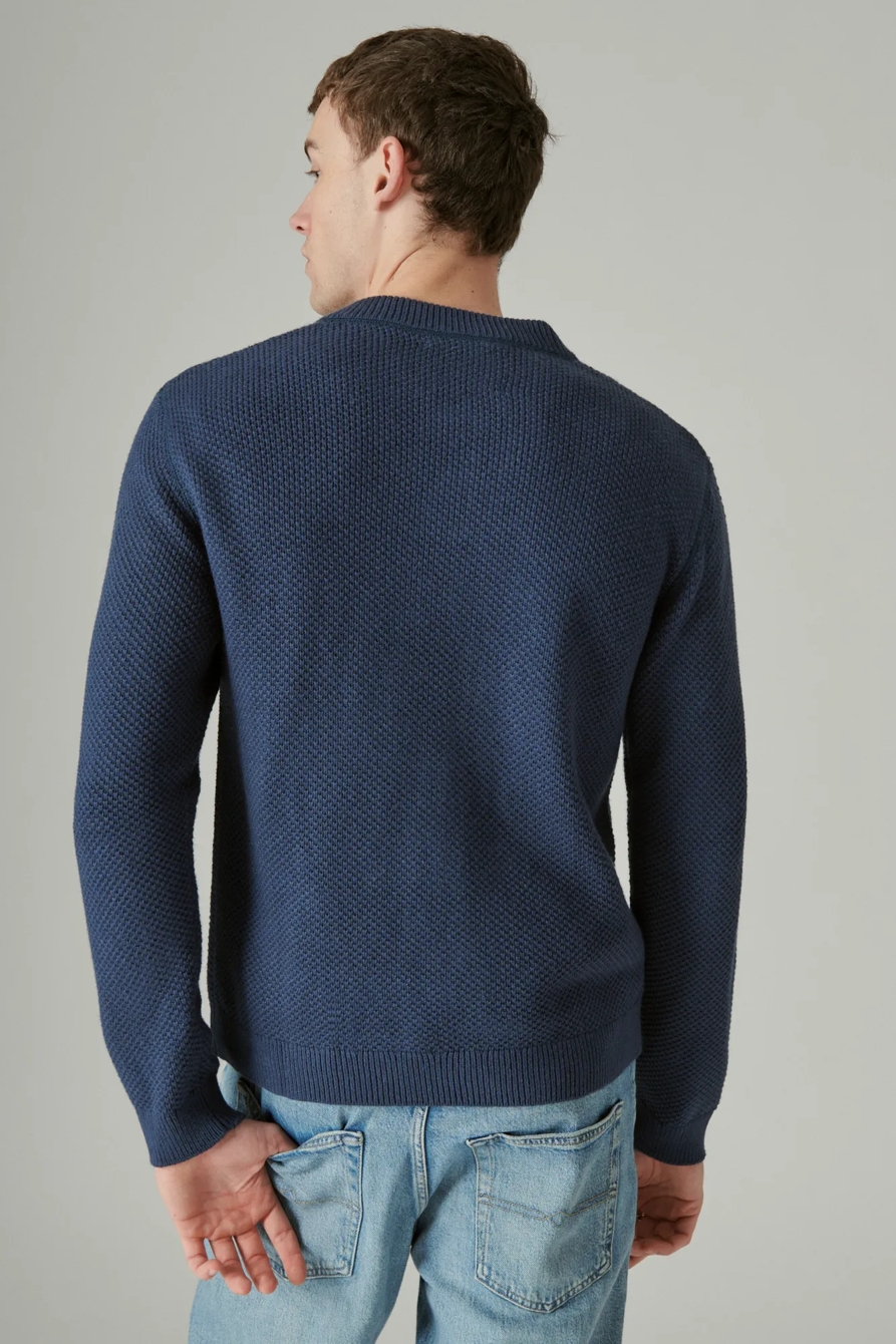 CLOUD SOFT HENLEY SWEATER, image 4