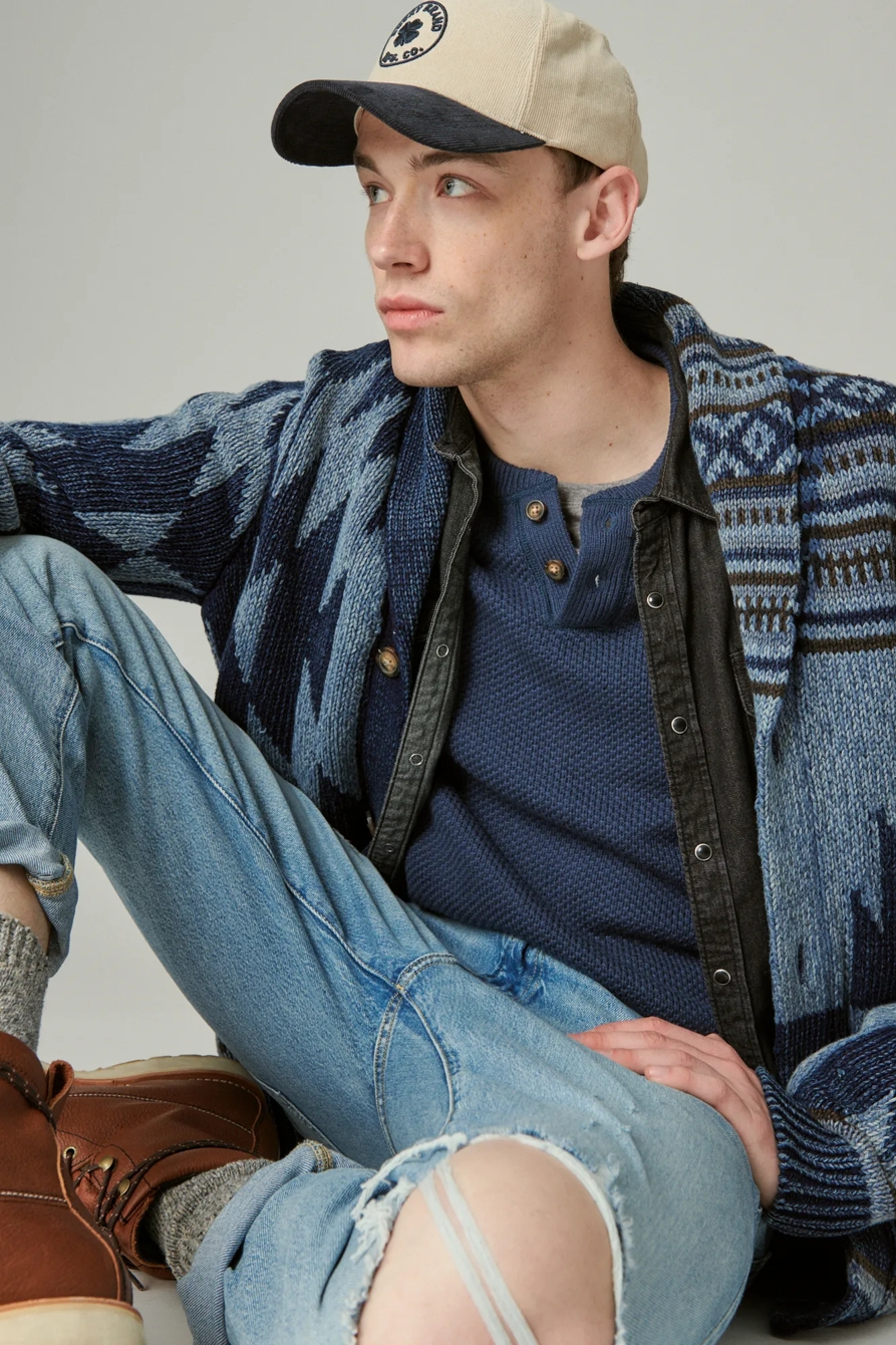CLOUD SOFT HENLEY SWEATER, image 5