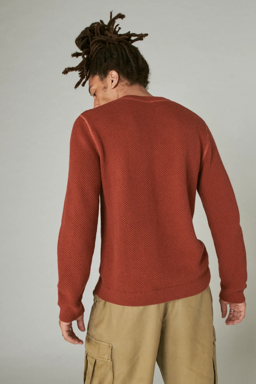 CLOUD SOFT HENLEY SWEATER, image 3