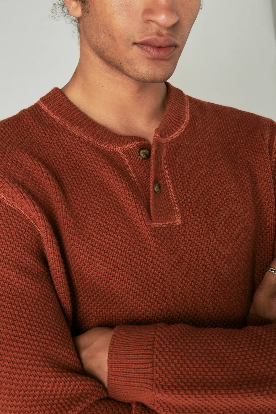 CLOUD SOFT HENLEY SWEATER, image 4