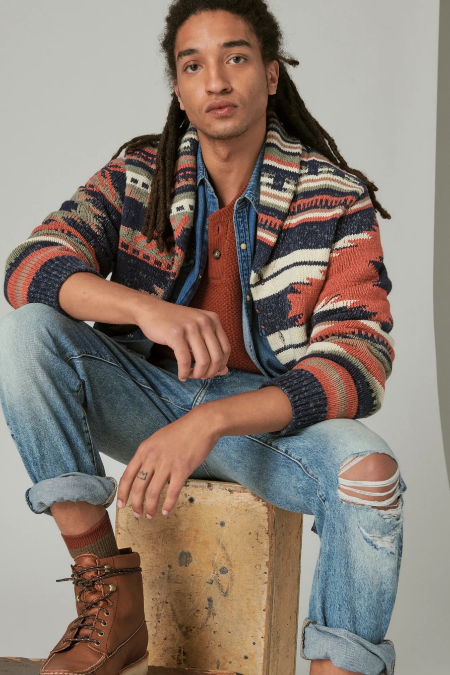 CLOUD SOFT HENLEY SWEATER, image 5