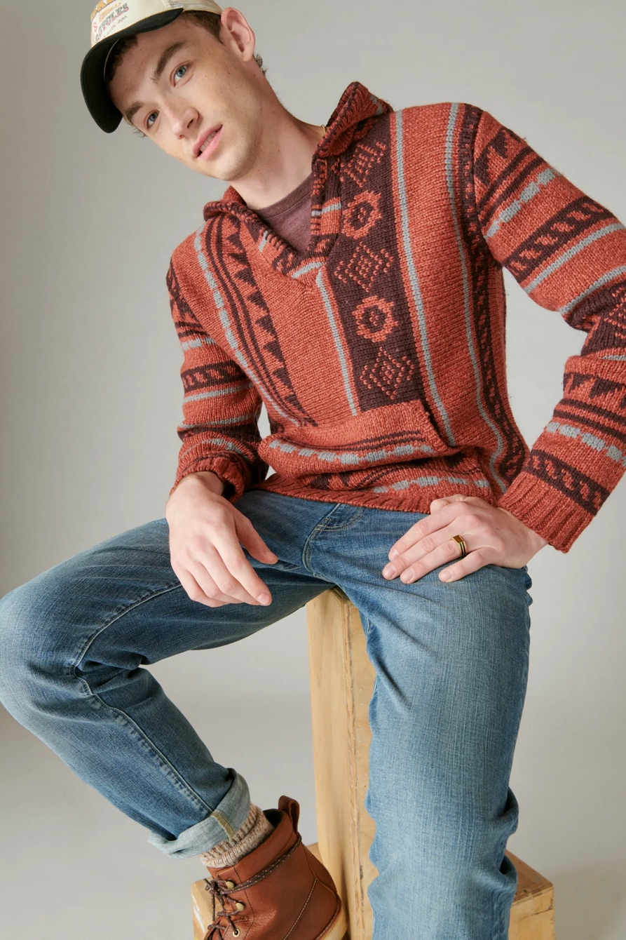 SOUTHWESTERN PRINT BAJA SWEATER, image 1