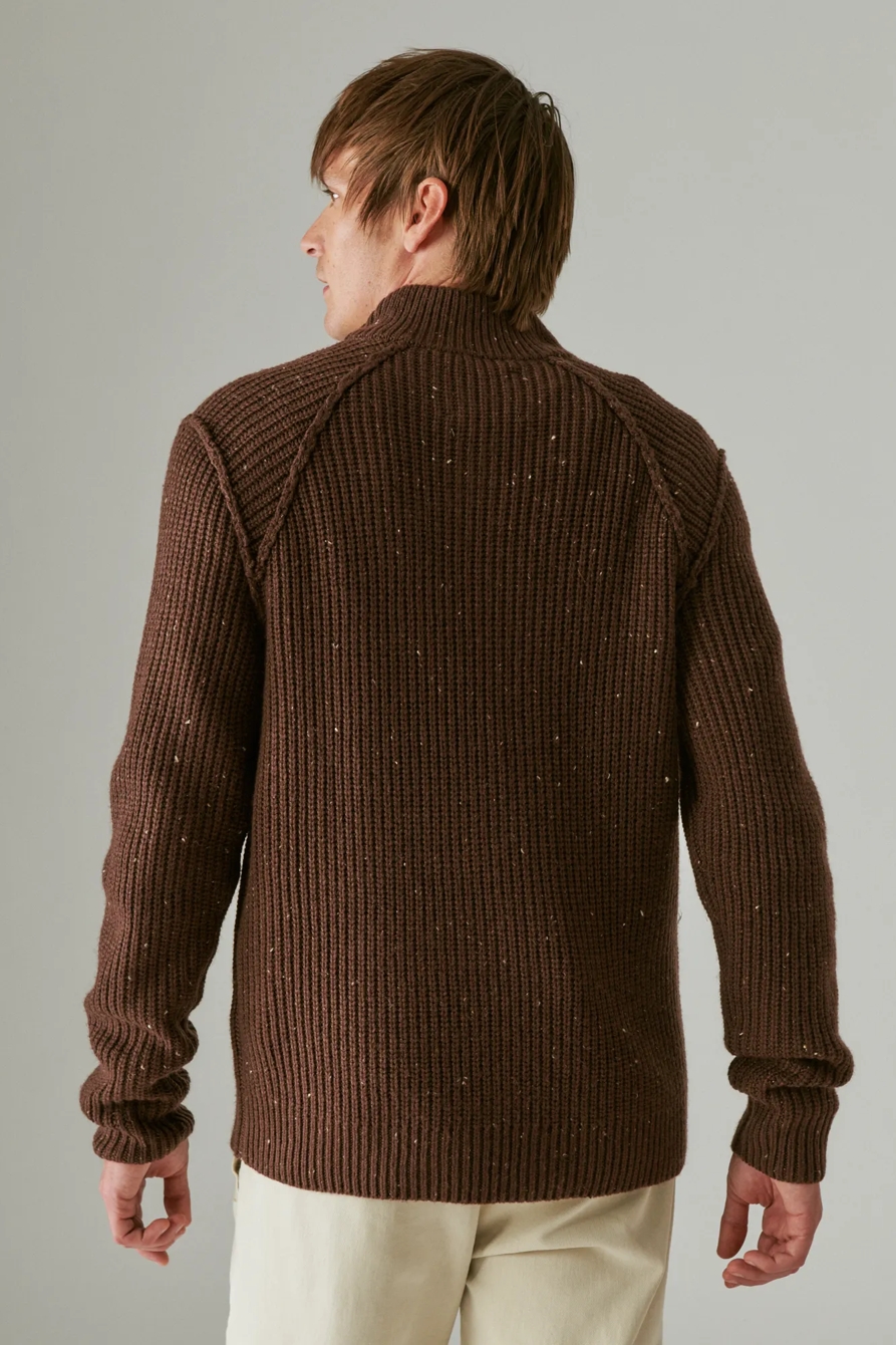 TWEED MOCK ZIP, image 3