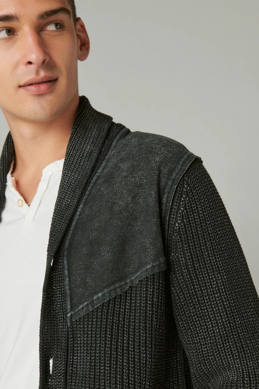 ACID WASH PATCHWORK CARDIGAN, image 4