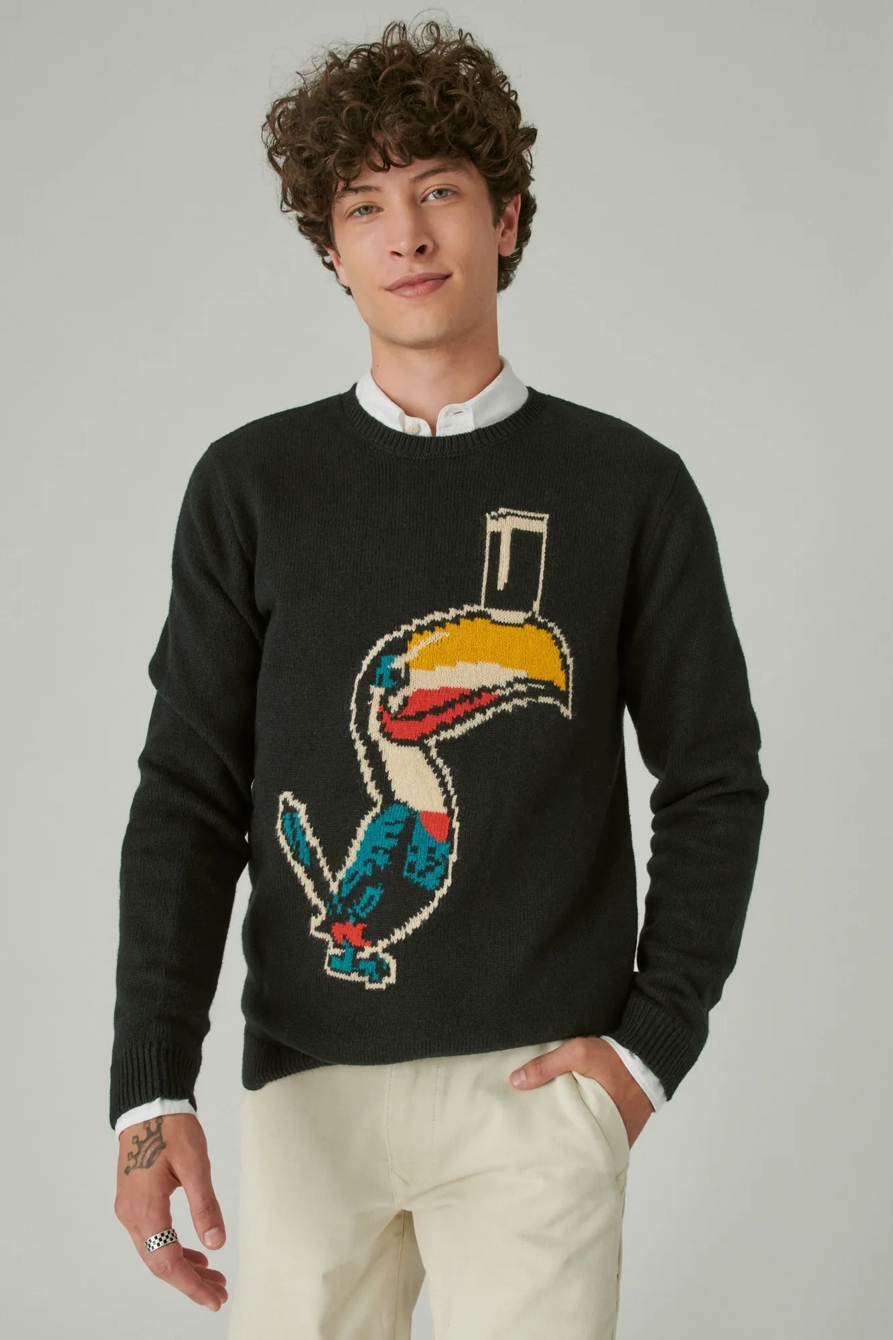 GUINNESS INTARSIA CREW NECK SWEATER | Lucky Brand GUINNESS INTARSIA CREW NECK SWEATER | Lucky Brand