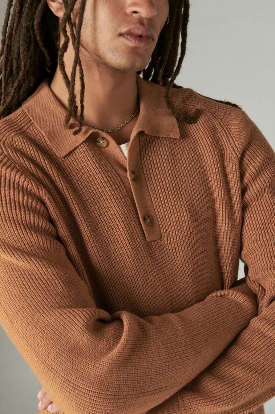 CLOUD SOFT POLO SWEATER, image 4