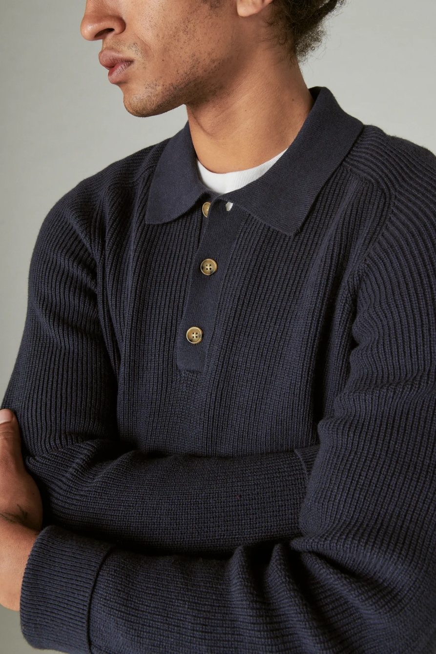 CLOUD SOFT POLO SWEATER, image 4