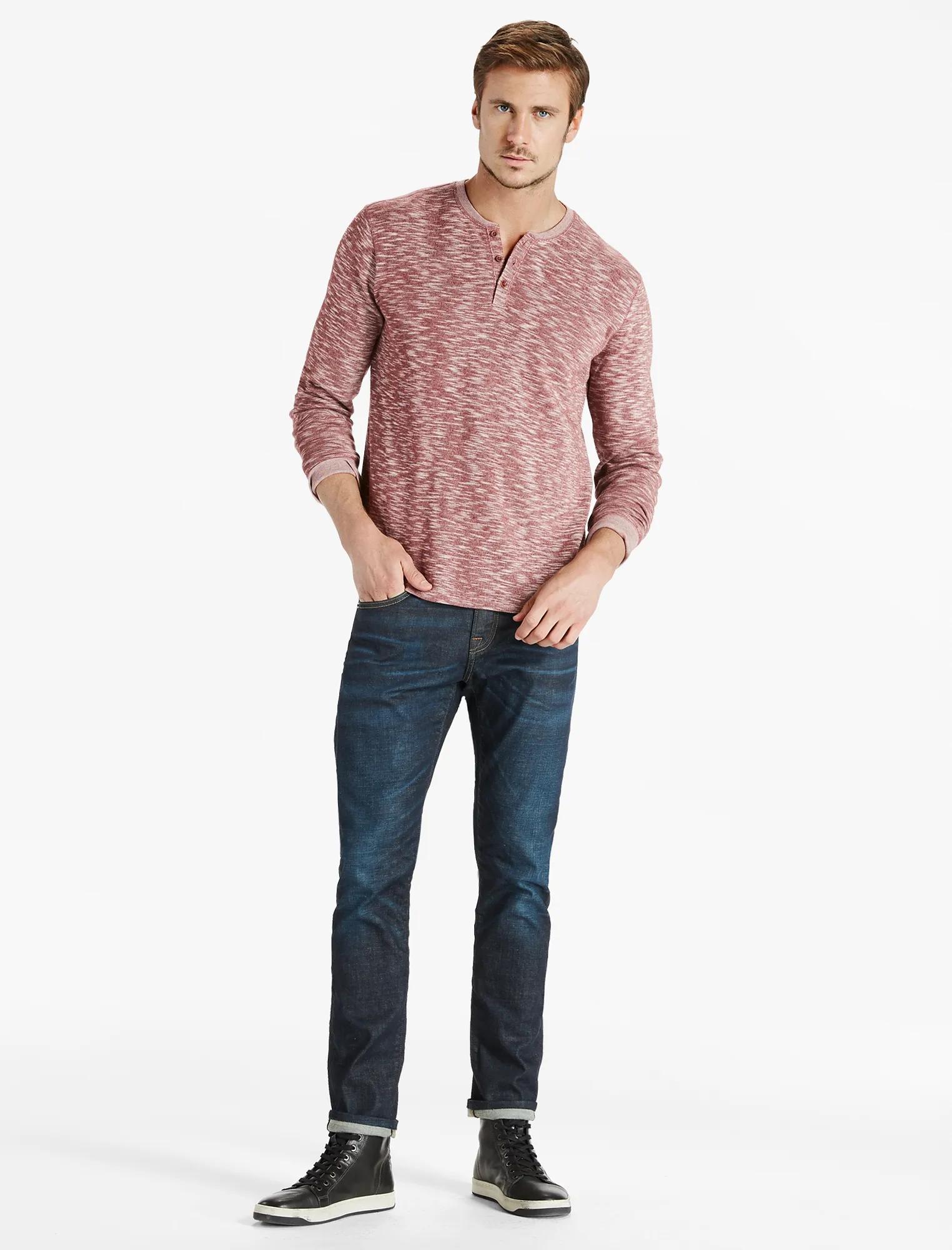 TWISTED SLUB HENLEY, image 2