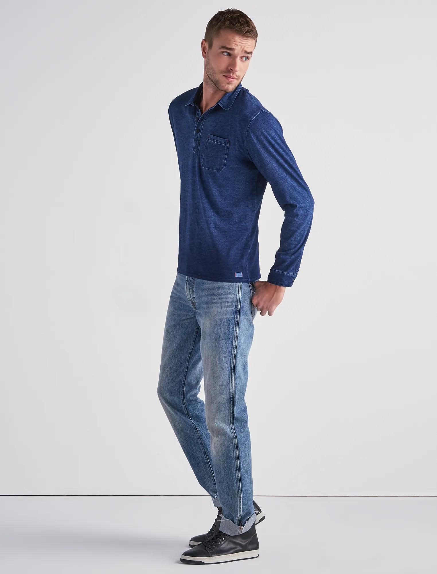 LONG SLEEVE POLO, image 2